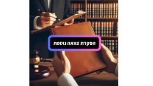 הפקדת צוואה נוספת - הוראות שחשוב לזכור