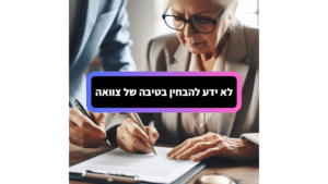 לא ידע להבחין בטיבה של צוואה