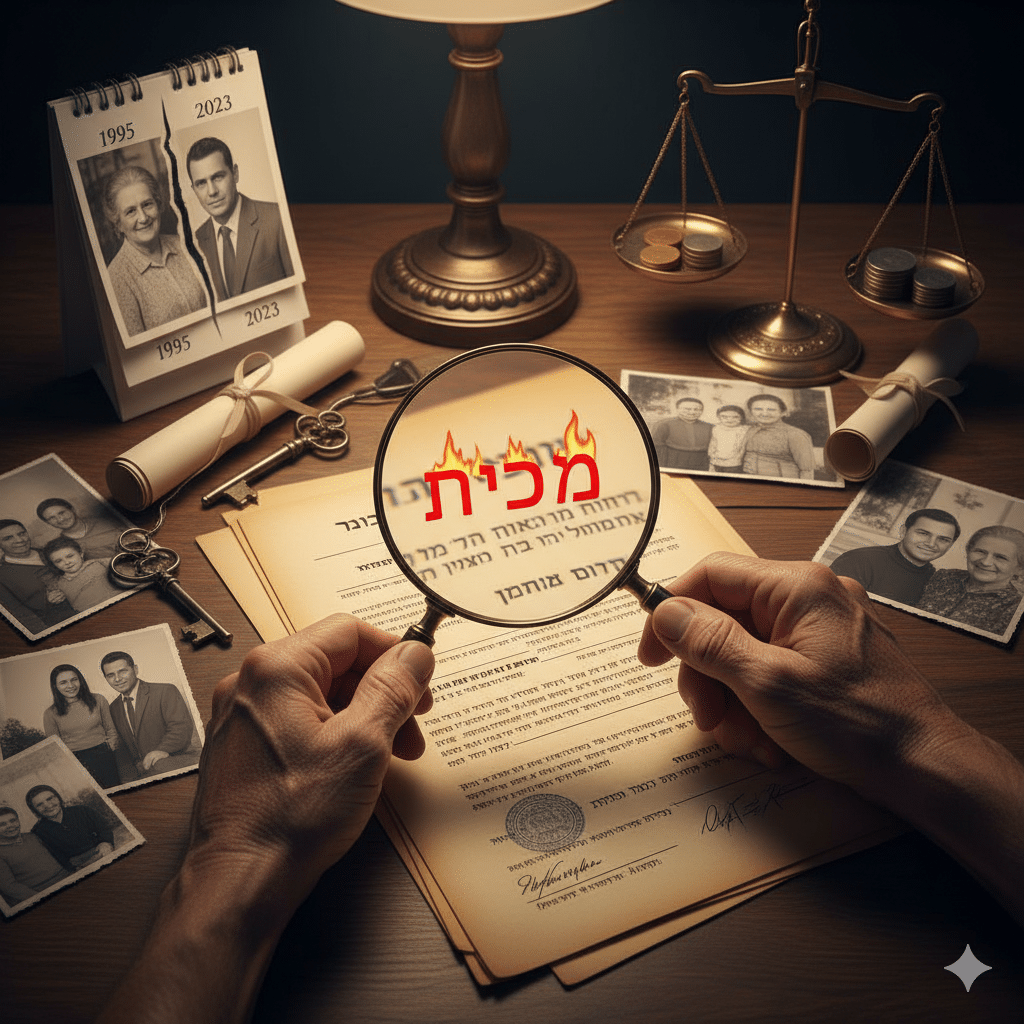 טעות קולמוס בצוואה - נכד גילה אחרי 28 שנים שסבתא לא הדירה אותו מהירושה - הכל בגלל מילה אחת שנשמטה בצוואה 3 טעות קולמוס בצוואה