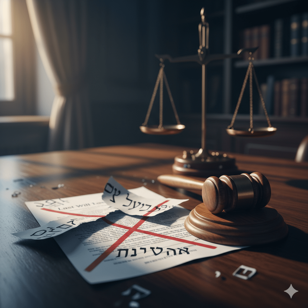 סיבות לביטול צוואה: המדריך המקיף להבנת מתי ואיך ניתן לבטל צוואה בישראל 19 סיבות לביטול צוואה